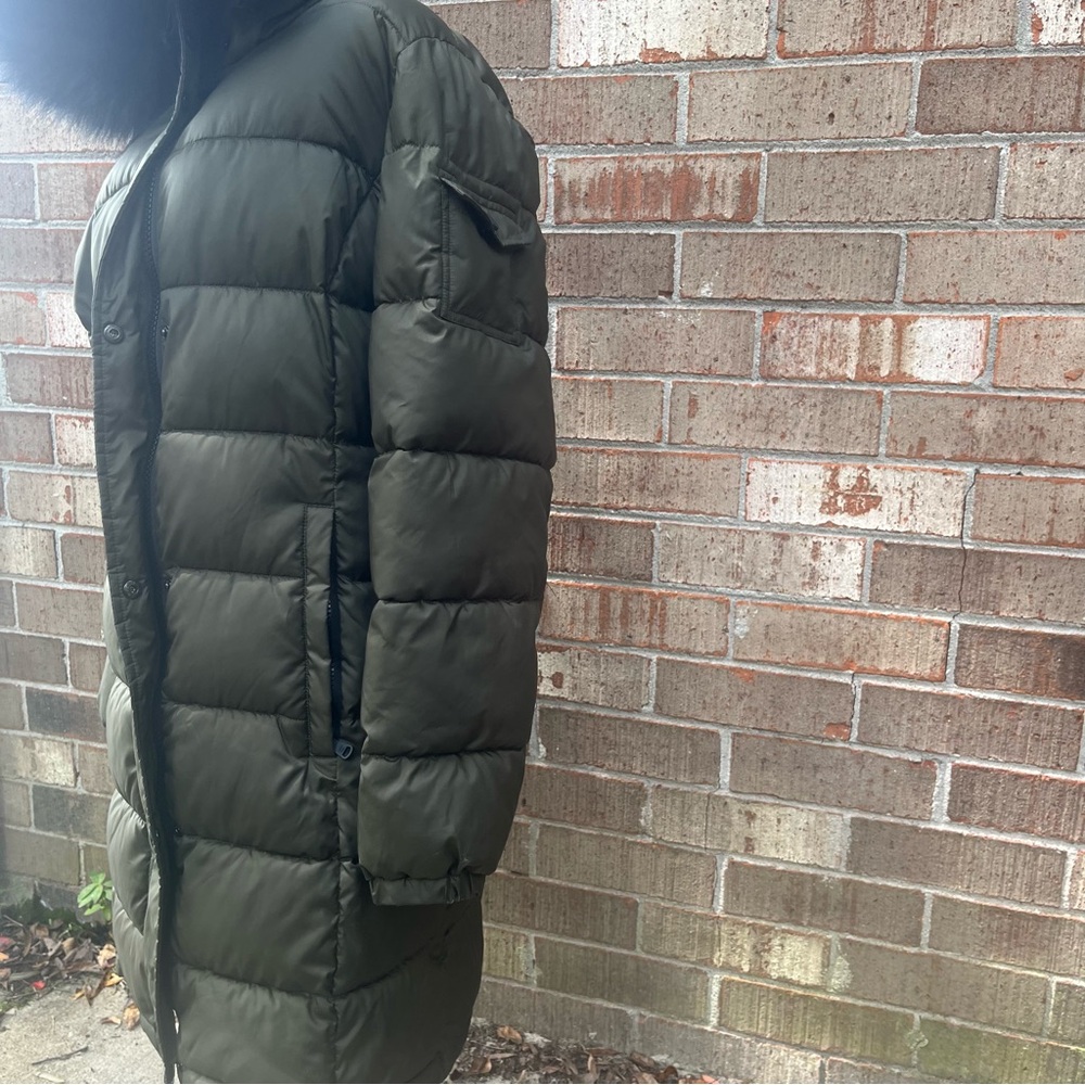 Calvin Klein Sorona Aura 0° F Puffer Coat Women's Size M Forrest Green - Picture 7 of 13